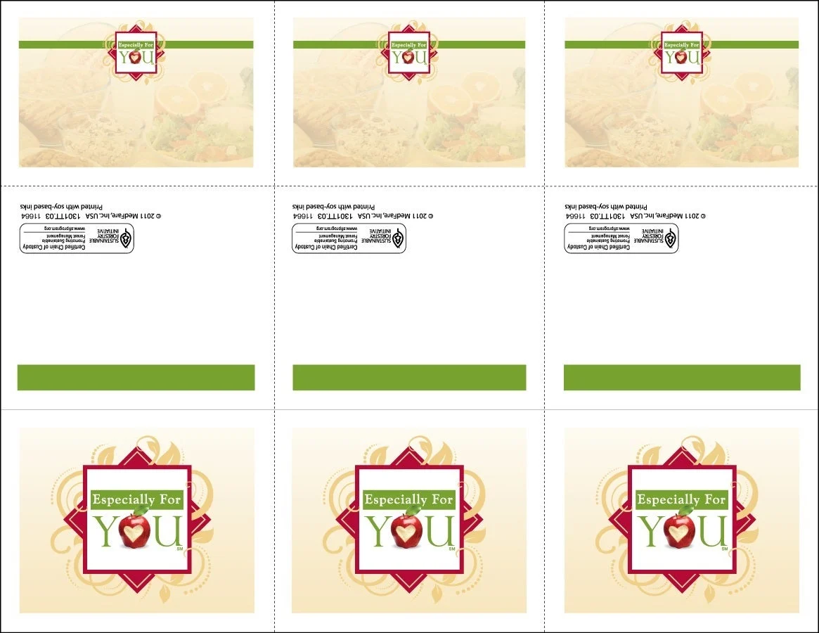 Tray Tents, 3-Up, 8.5 x 11 Inch, Paper,250 - 1 EACH
