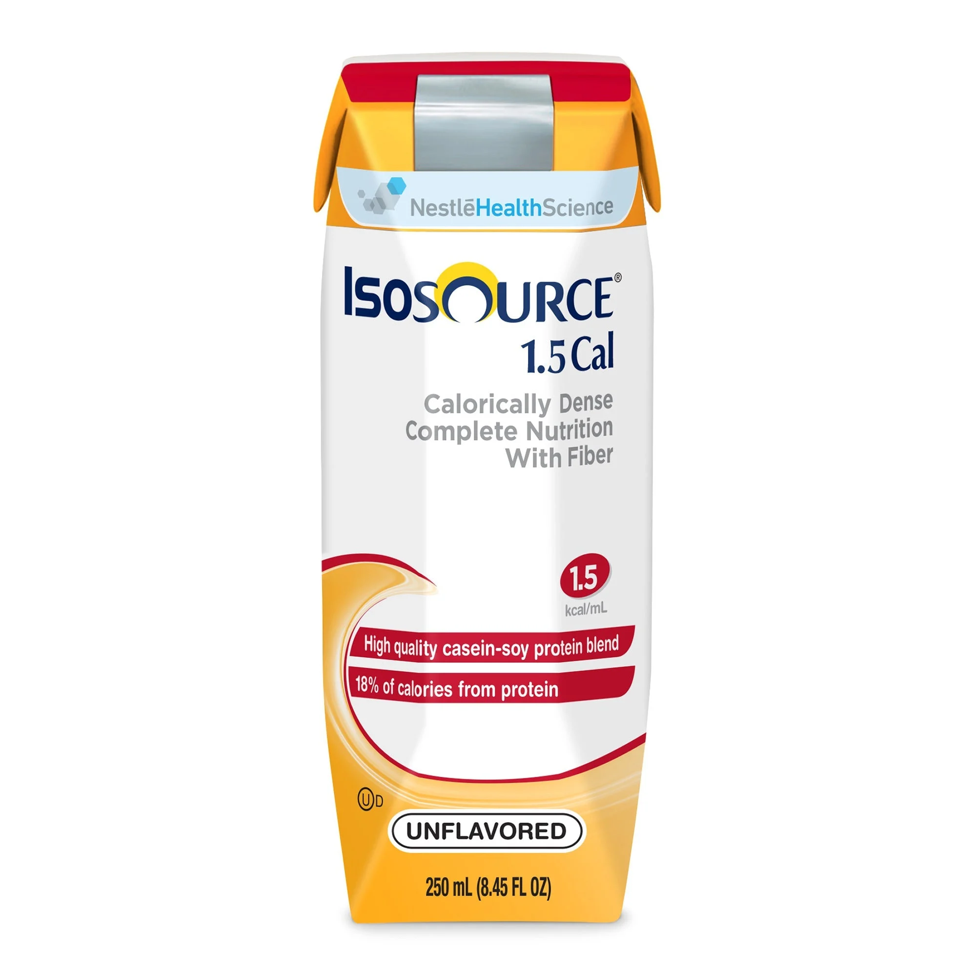 Supplements, Feeding Tube Formula, Isosource 1.5 Cal Calorically Dense, Unflavored, Liquid, Ready to Use,24 - 8.45 FLUID