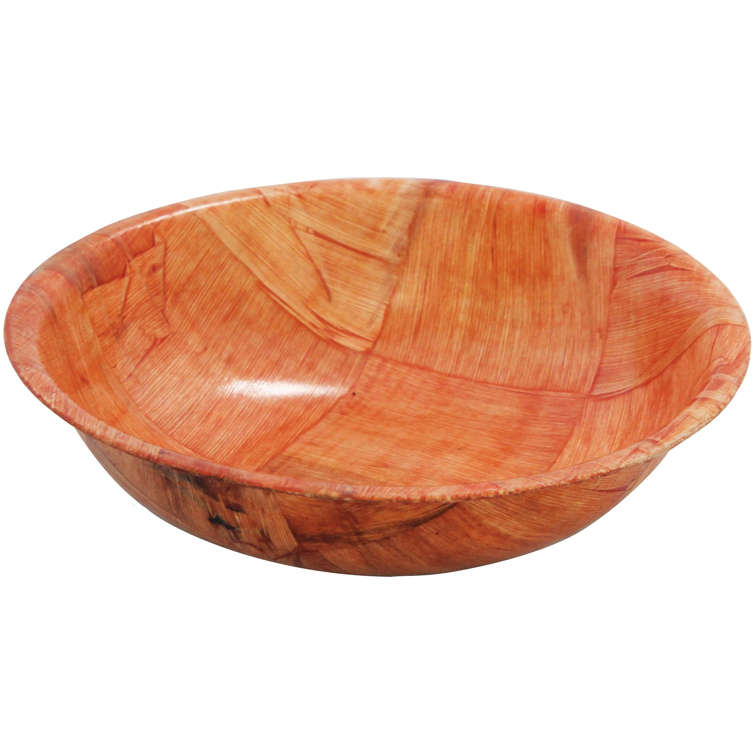 Bowls, Salad, Wovenwood, 10 Inch, Mahogany, 10 Linear Inch,1 - 12 COUNT