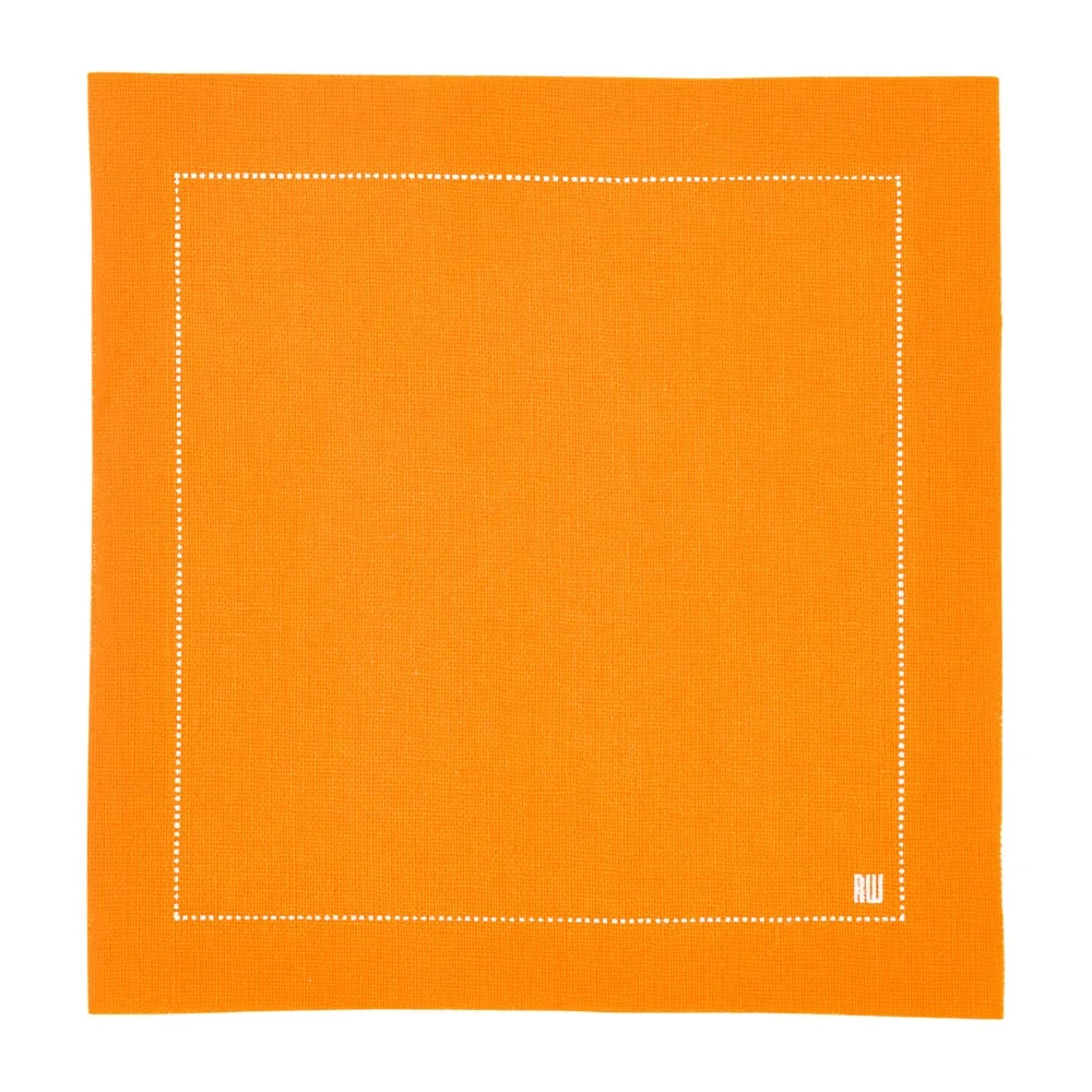 Napkins, Cocktail, Napluxe, Orange, 4.5 x 4.5 Inch,1 - 500 COUNT