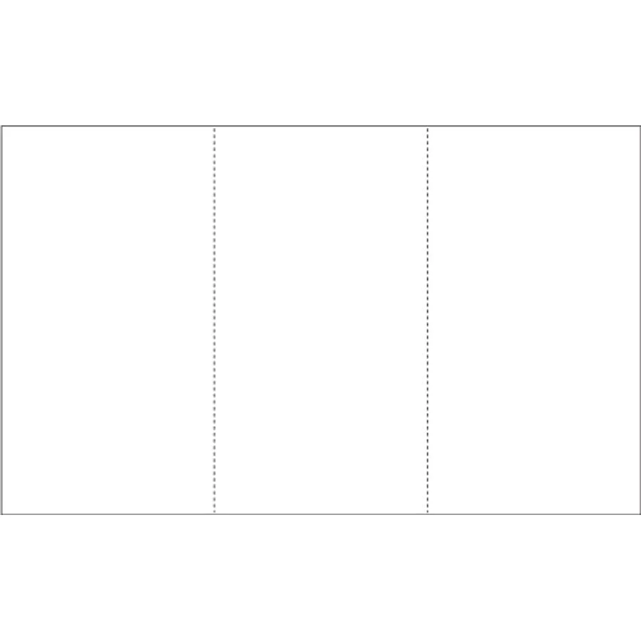 Paper, Perforated, 8.5 x 14 Inch, Blank,1 - 500 COUNT