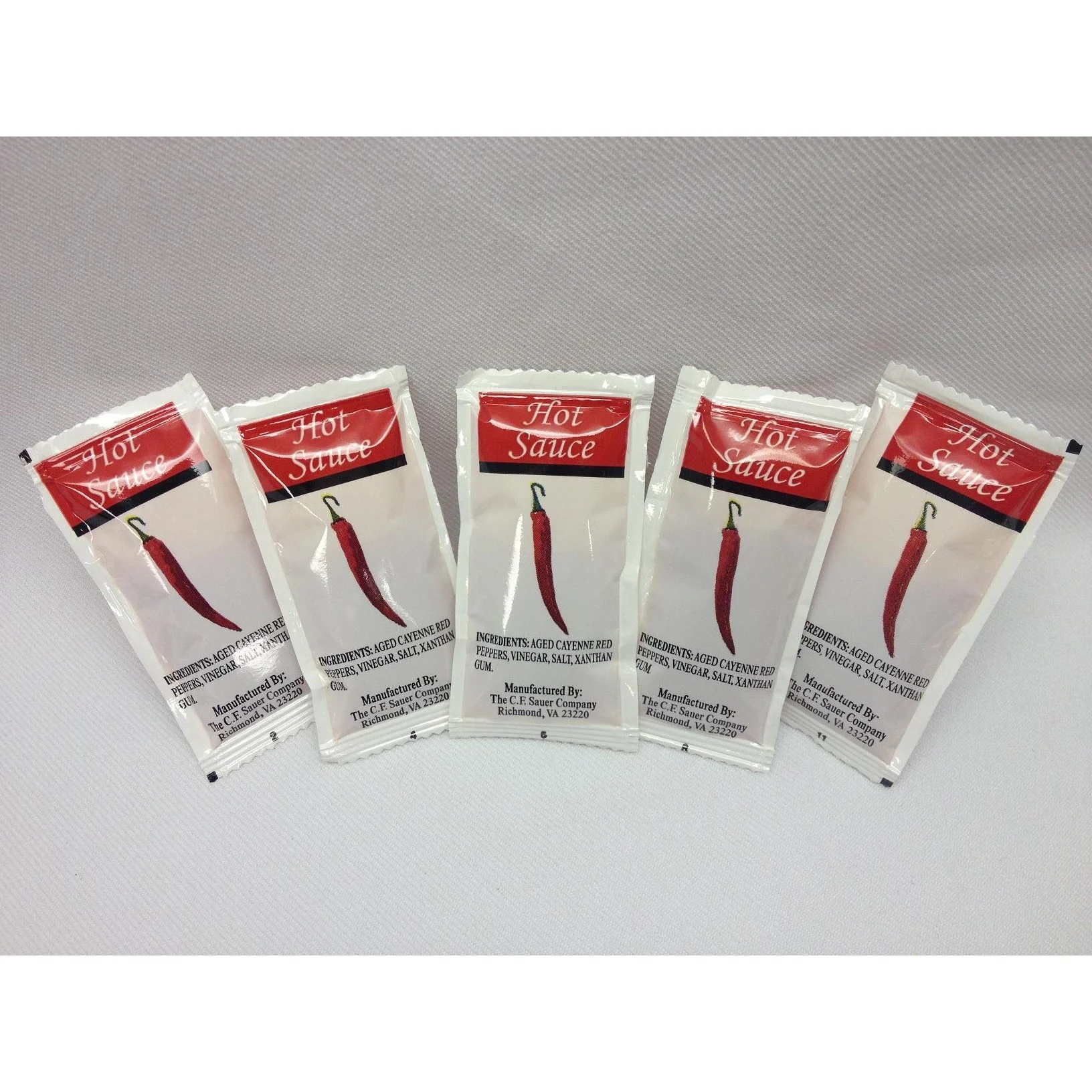 Sauce, Hot, Packets, Shelf-Stable,200 - 7 Gram Avg