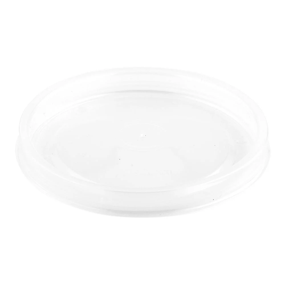 Lids, Flat Bio Soup, Plastic, Clear, for 8 & 12 Ounce Bio Soup Containers,1 - 200 COUNT