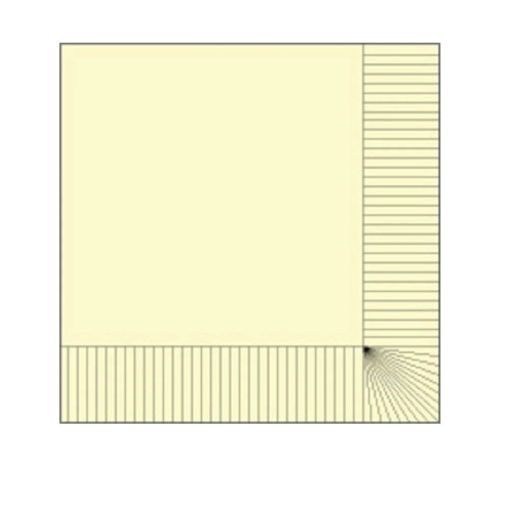 Napkins, Beverage, 2-Ply, Ivory, 10 x 10 Inch,1 - 1000 COUNT