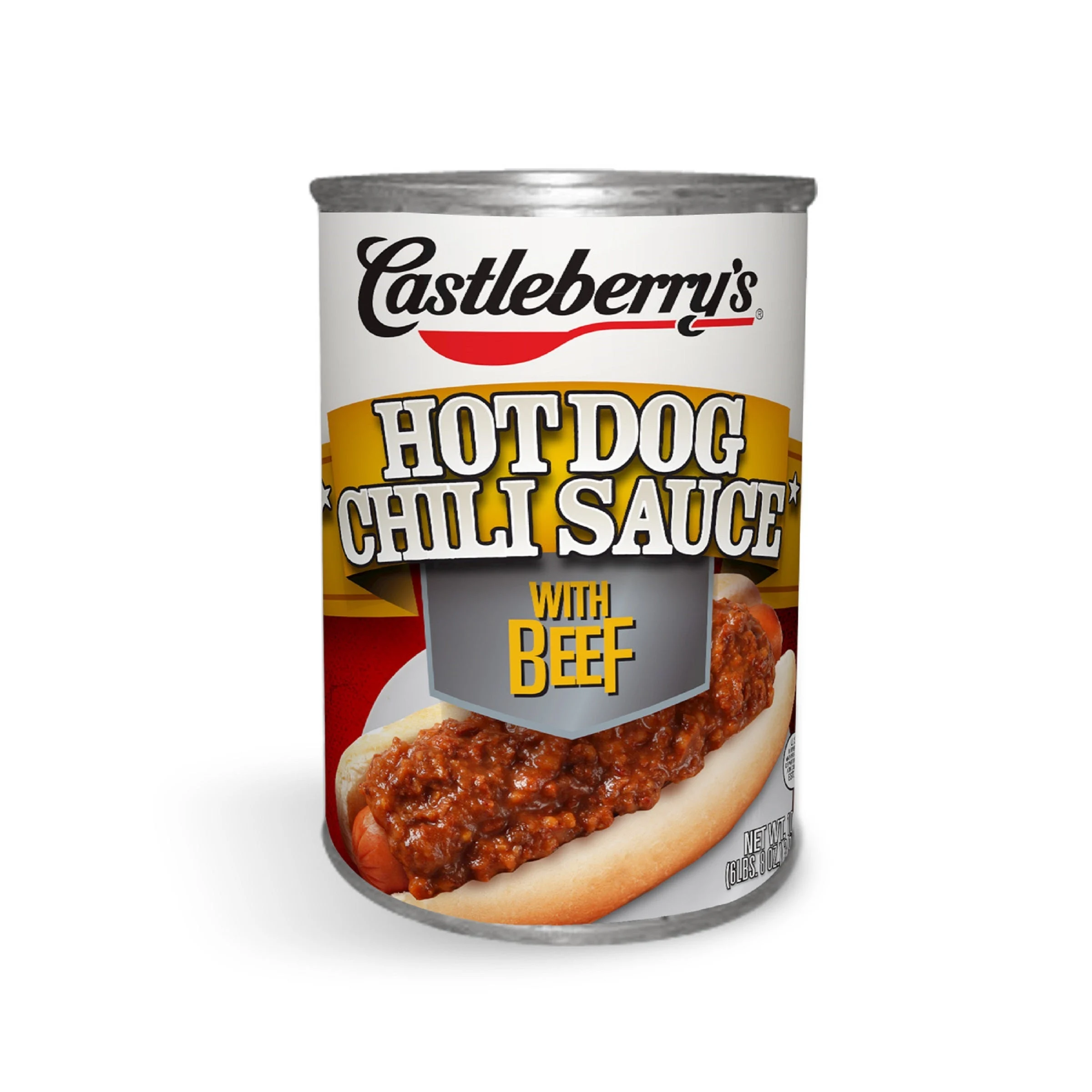 Sauce, Hot Dog Chili, with Beef,6 - 104 OUNCE