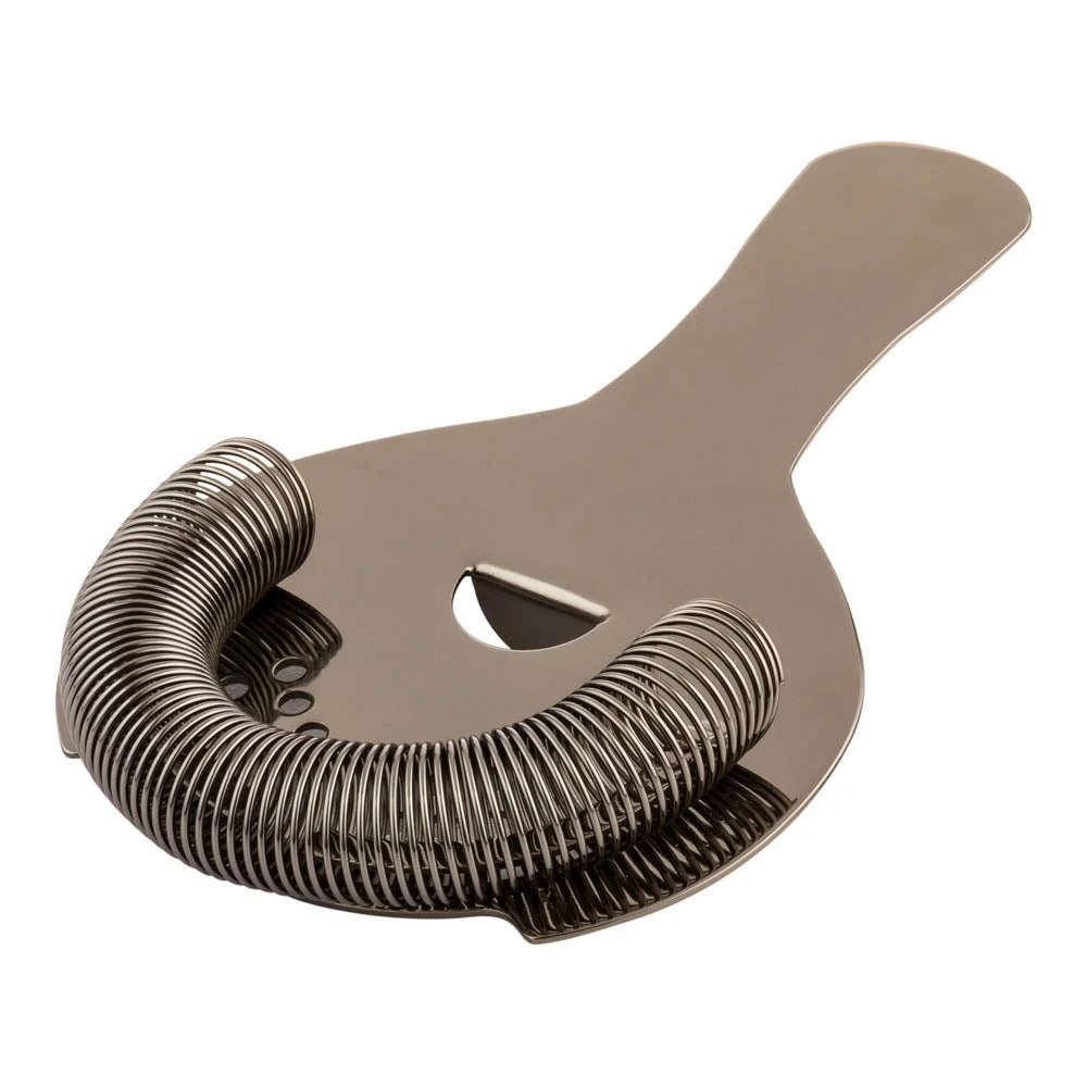 Strainer, Bar Lux Hawthorne, Black Plated,1 - 1 EACH