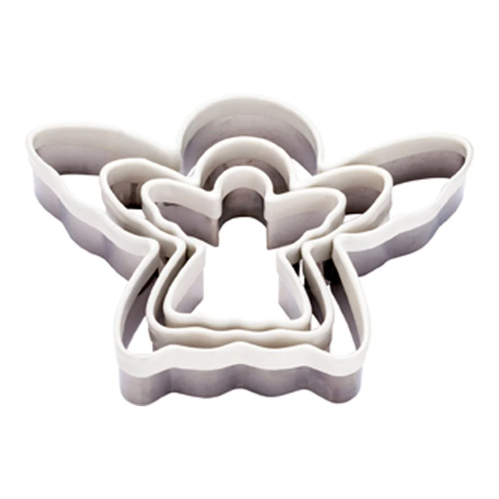 Cutter Set, Cookie, Pastry Tek 3-Piece, Angel, Metal, with Comfort Grip,1 - 1 EACH