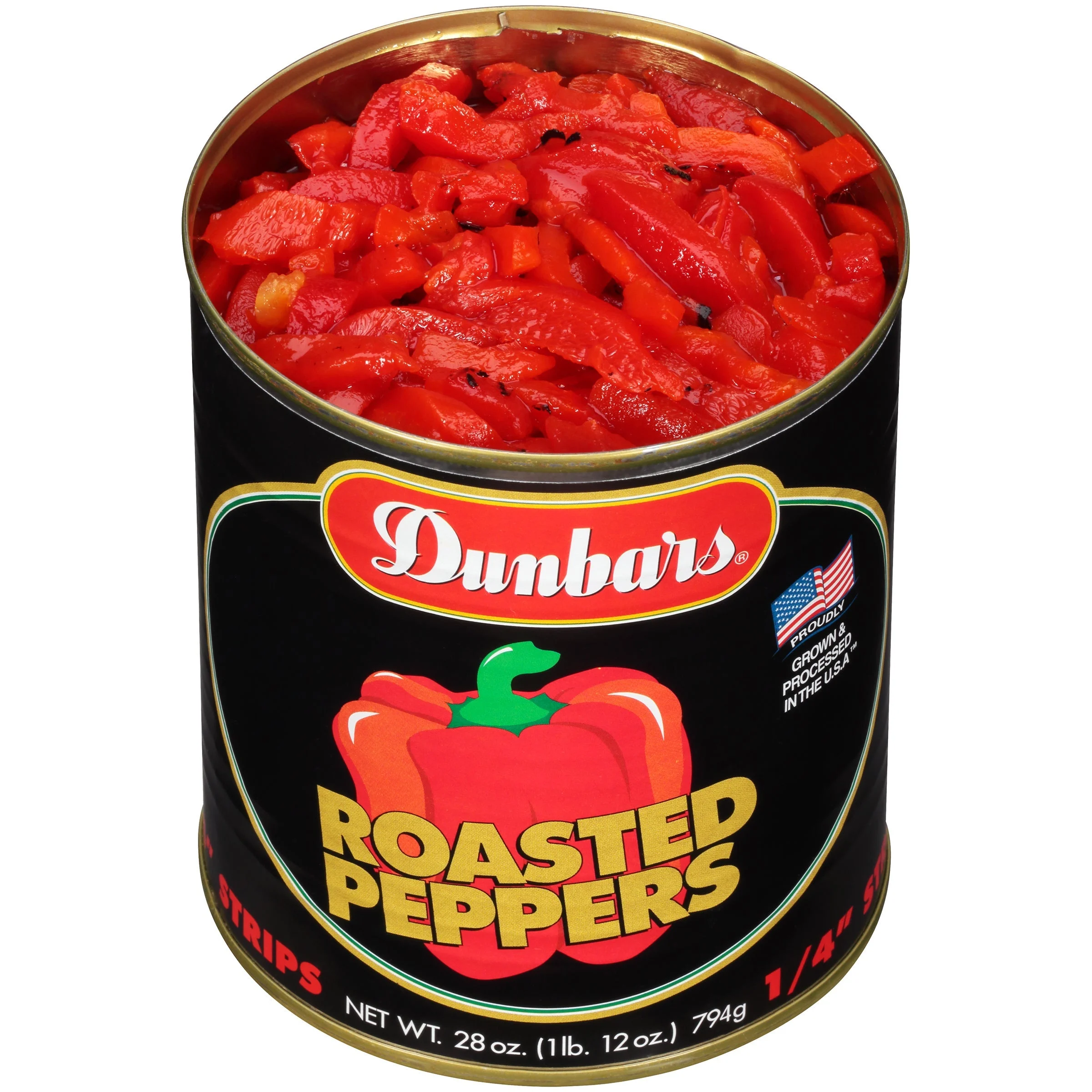 Pepper, Red Bell, Roasted, Strips,12 - 1.75 POUND