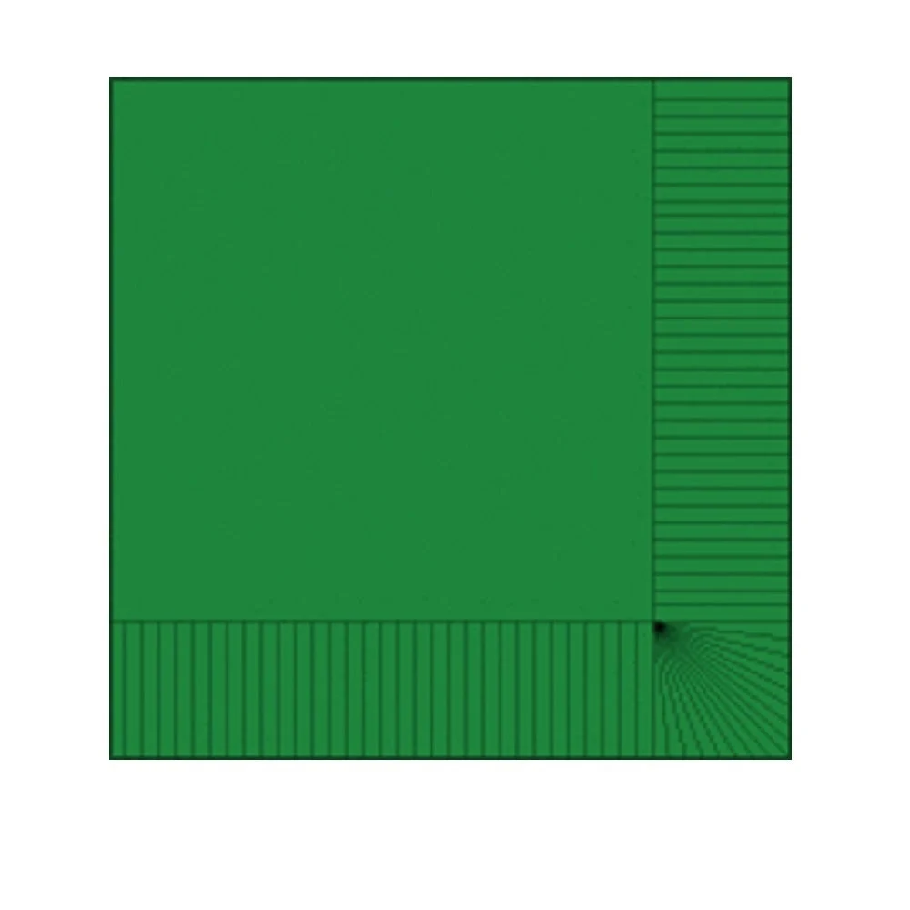 Napkins, Beverage, 2-Ply, Dark Green, 10 x 10 Inch,1 - 1000 COUNT