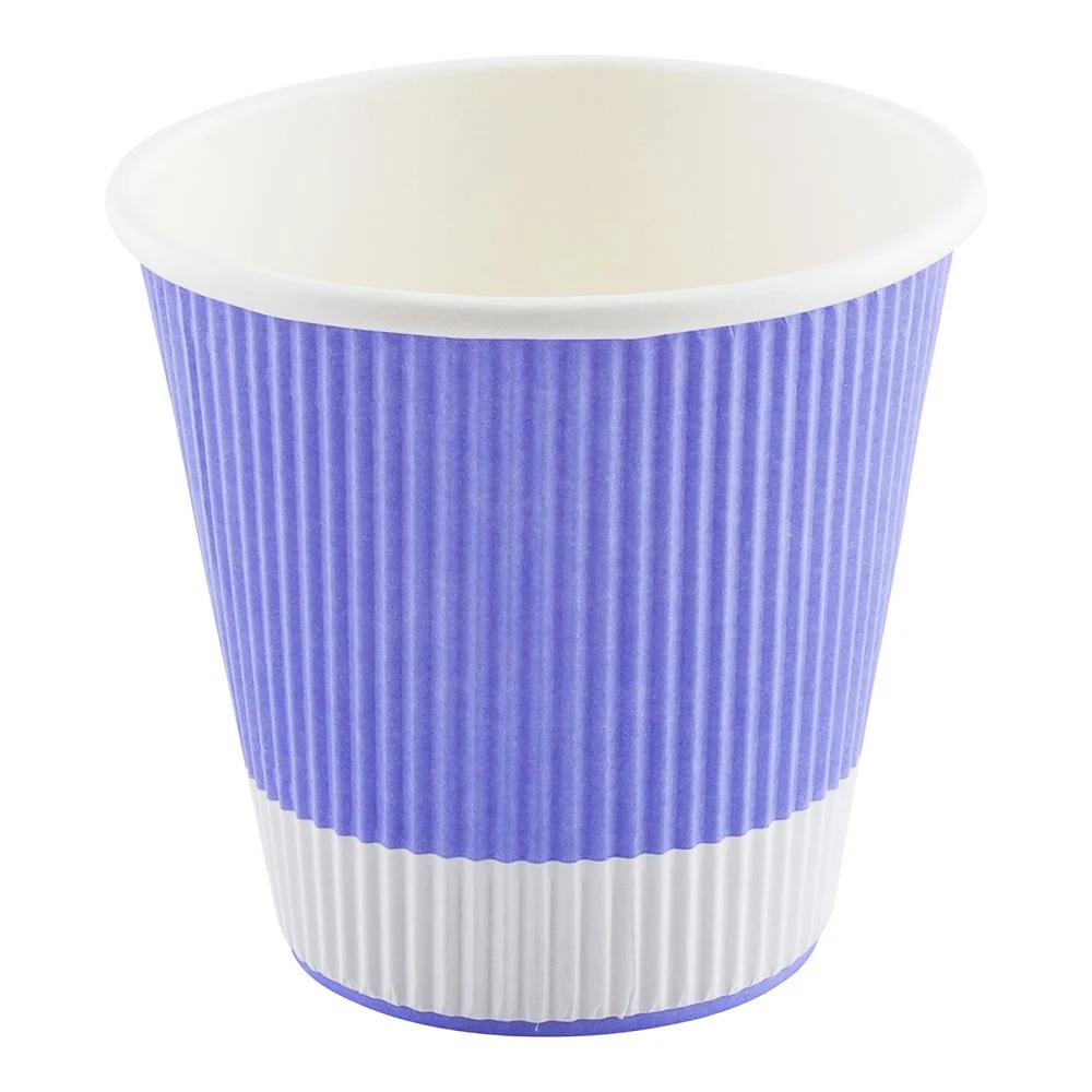 Cups, Hot, 16 Ounce, Paper, Light Purple, Ripple Wall,1 - 500 COUNT
