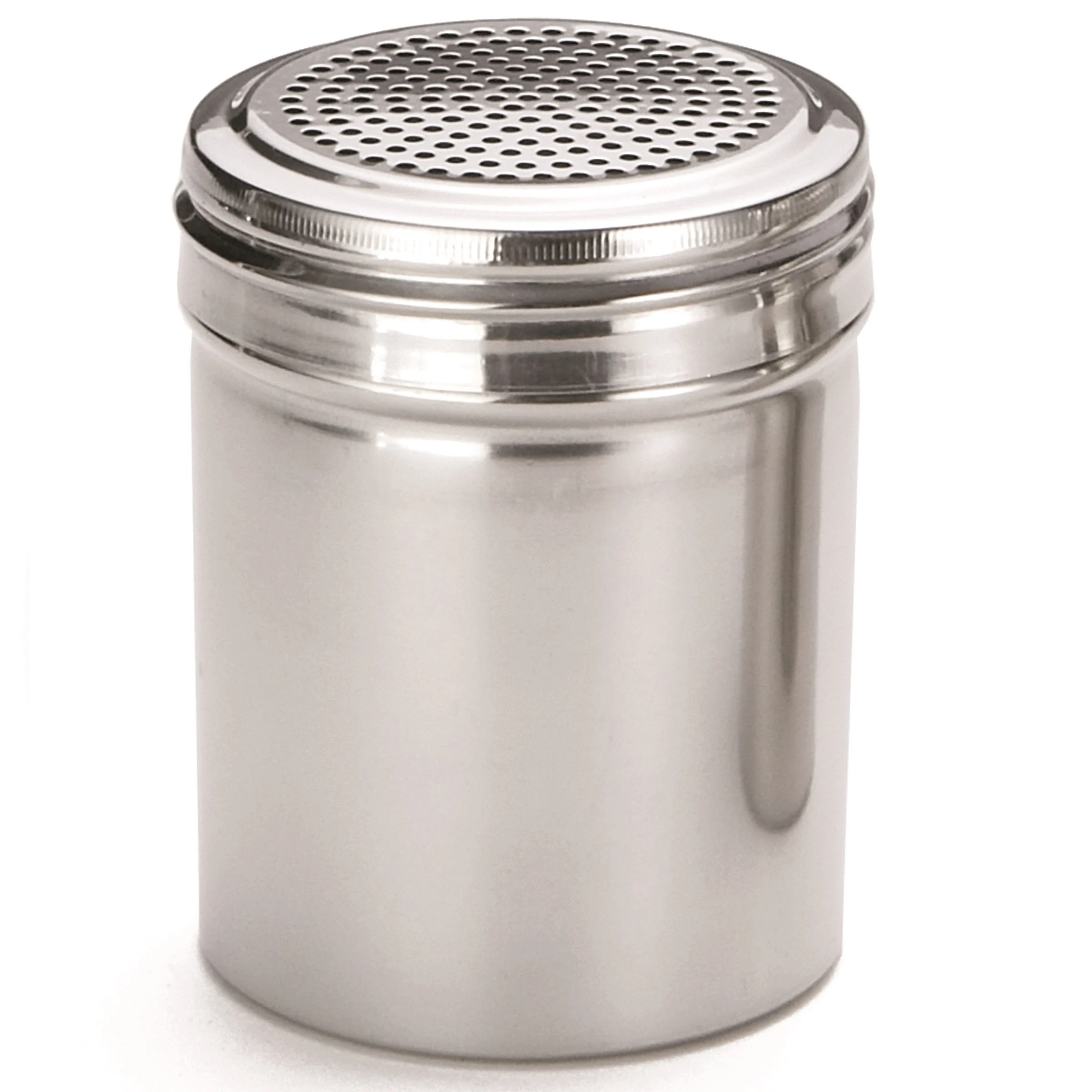 Shakers & Dredges, 10 Ounce, Stainless Steel, without Handle,12 - 12 COUNT