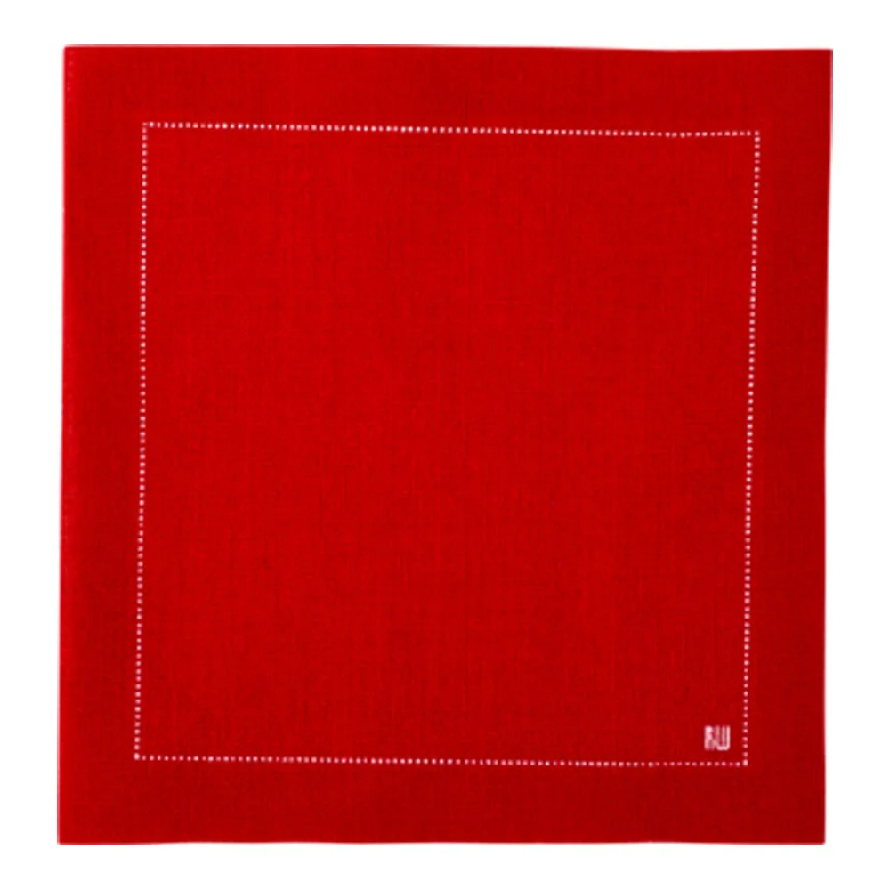 Napkins, Cocktail, Napluxe, Red, 4.5 x 4.5 Inch,1 - 500 COUNT