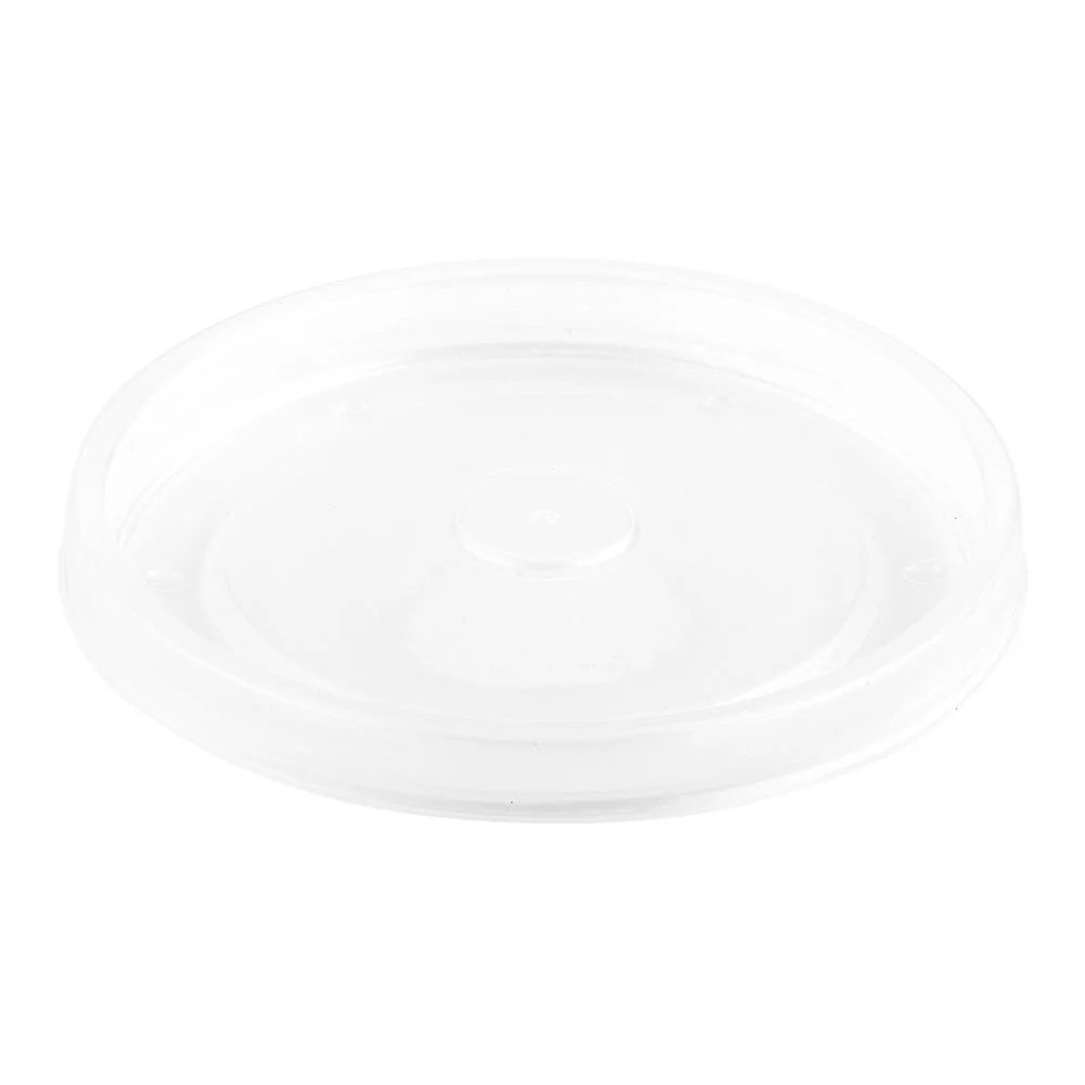Lids, Flat Bio Soup, Plastic, Clear, for 16 Ounce Bio Soup Containers, 16 Ounce,1 - 200 COUNT