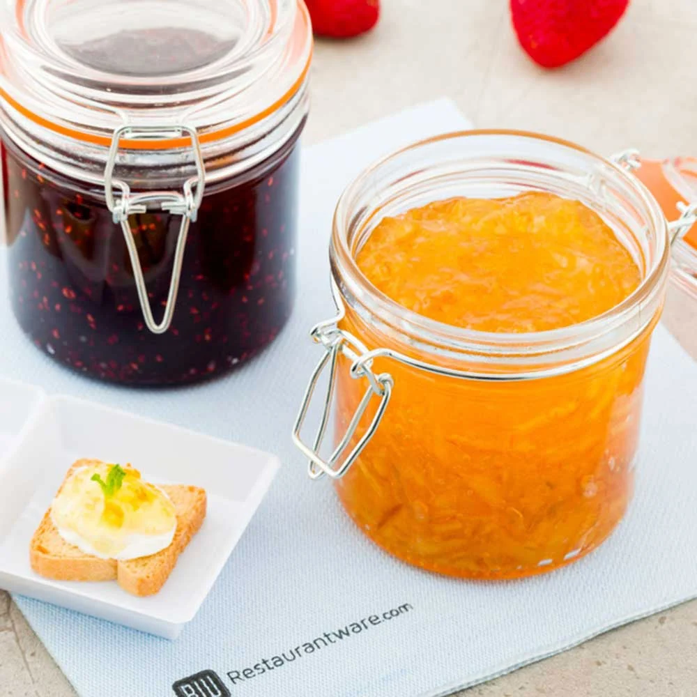 Jars, Mason, 8.5 Ounce, Clear, Glass, with Clamp Lid, 8.5 Ounce,1 - 10 COUNT