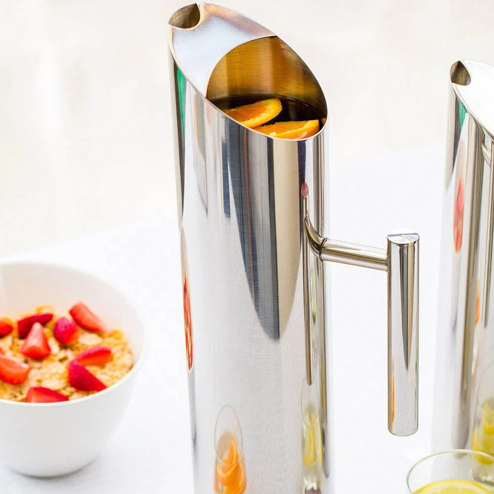 Pitcher, Beverage, 67 Ounce, Polished Stainless Steel, 67 Ounce,1 - 1 EACH