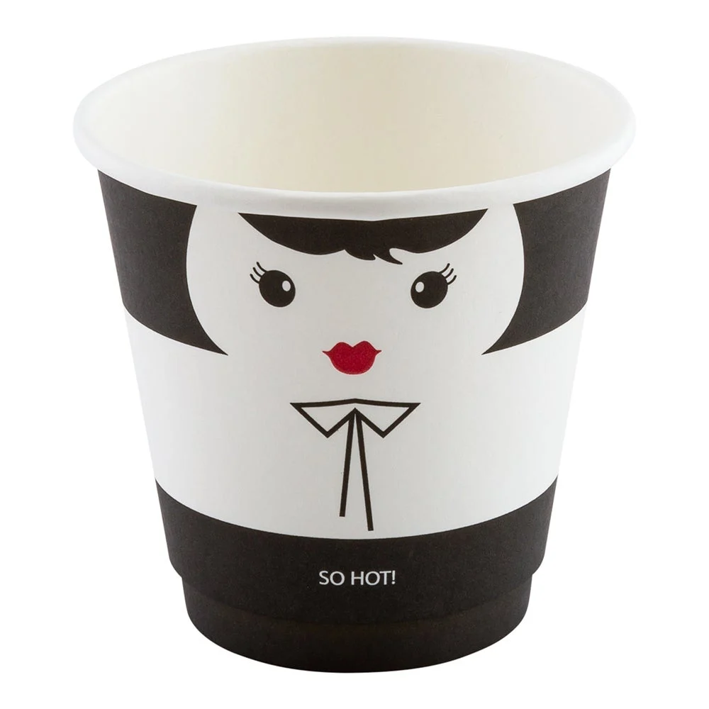 Cups, Hot, 8 Ounce, Paper, Madame, Double Wall,1 - 500 COUNT