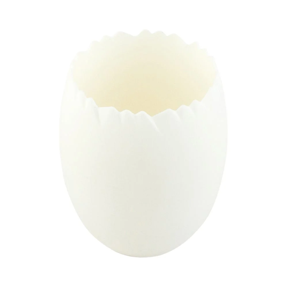 Cups, Dessert, 2 Ounce, Plastic, White, Cracked-Egg Shape, Heavyweight, 2 Ounce,1 - 100 COUNT