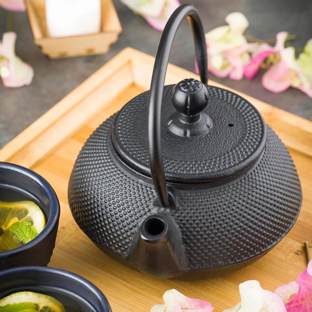 Teapot, 20 Ounce, Black, Cast Iron, 20 Ounce,1 - 1 EACH