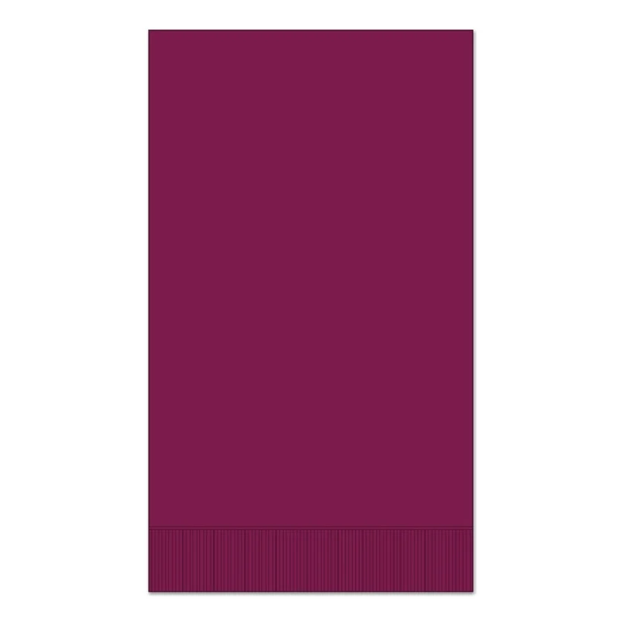 Napkins, Dinner, 2-Ply, Maroon, 1/8 Fold, 15 x 17 Inch,1 - 1000 COUNT