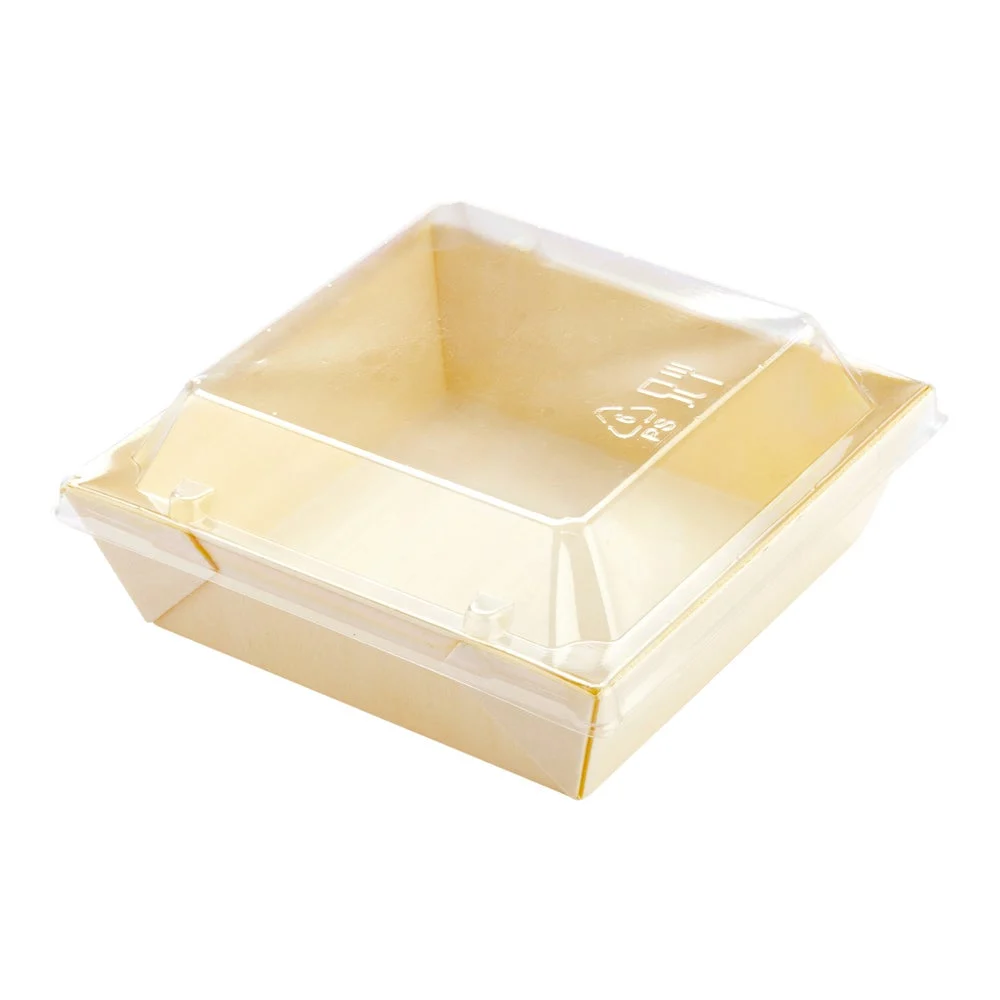 Lids, Plastic, Clear, for Taipei Square Poplar Containers,1 - 100 COUNT
