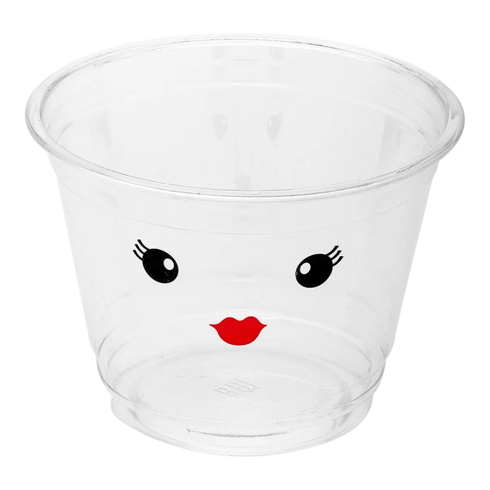 Cups, Cold, Visage 9 Ounce, Plastic, Clear Madame,1 - 1000 COUNT
