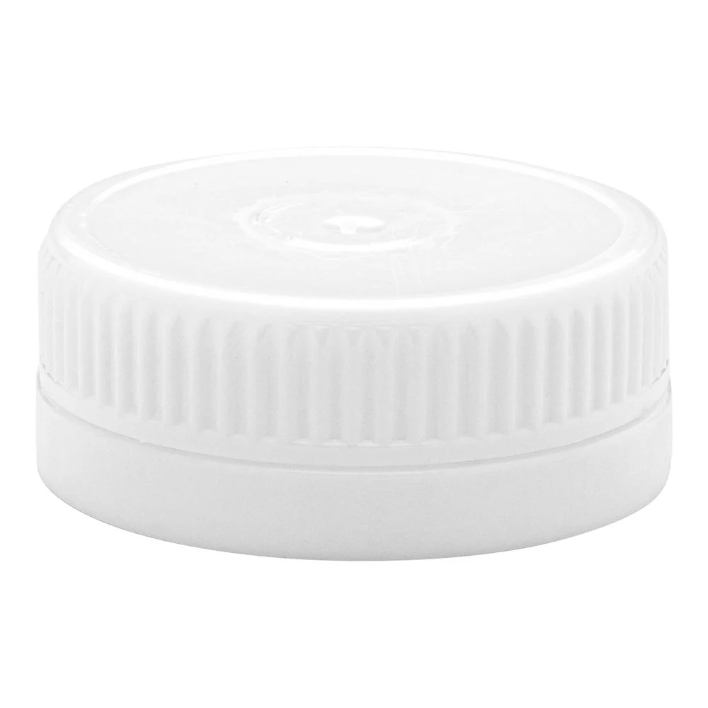 Caps, Replacement, Tamper-Evident, Plastic, White, Fits 12 Ounce Square Bottle,1 - 10 COUNT