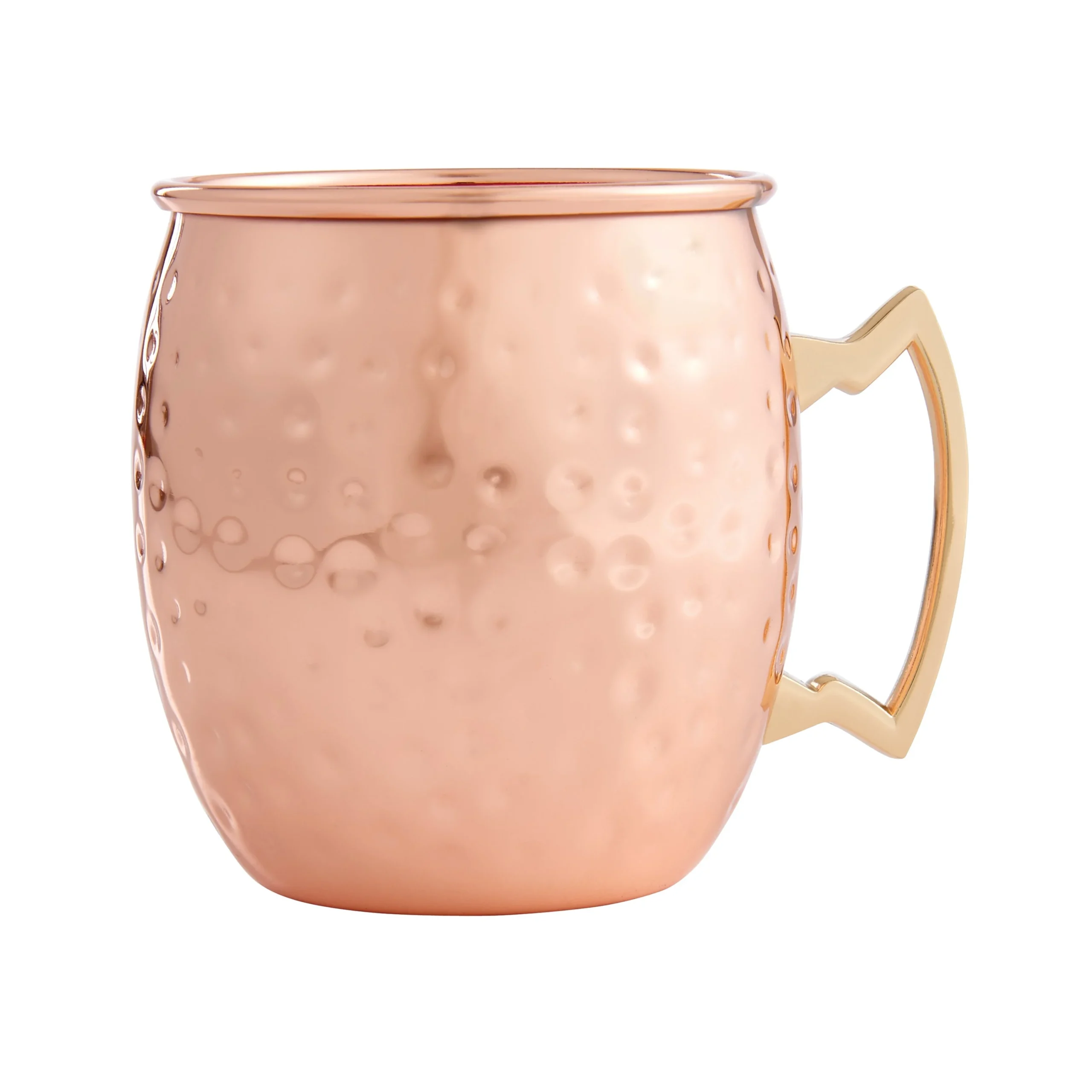 Mugs, 16 Ounce, Hammered Copper,4 - 1 EACH