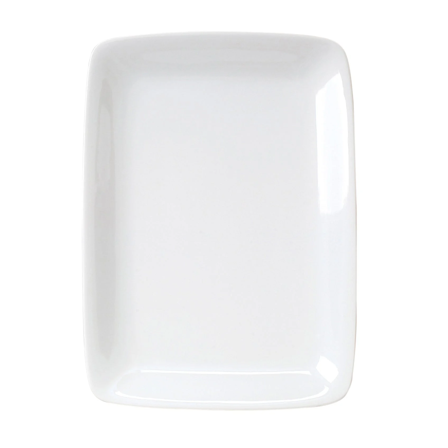 Platters, 8.5 x 12.25 Inch, Rectangle, White, Porcelain,12 - 1 EACH