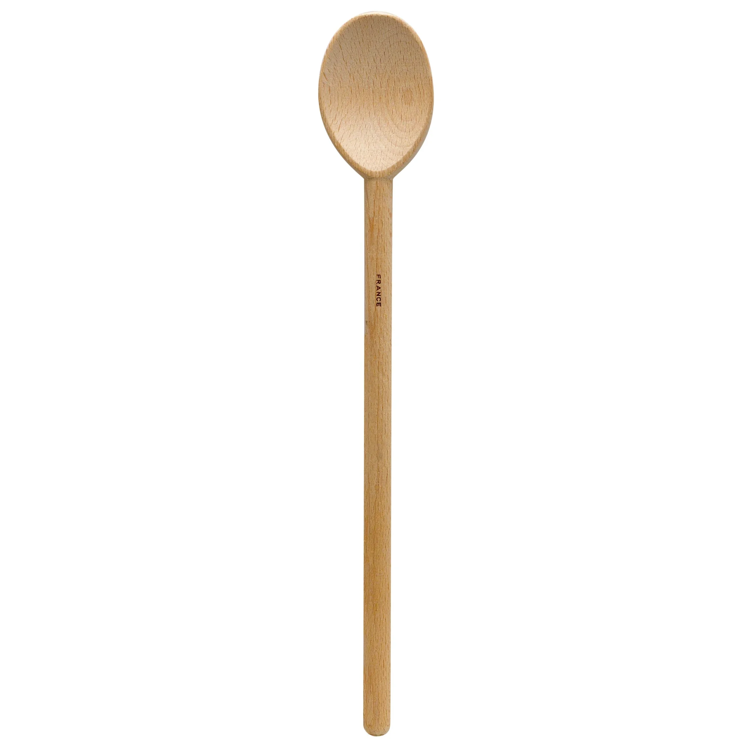 Spoons, Wooden, 14 Inch, Beechwood,12 - 1 EACH