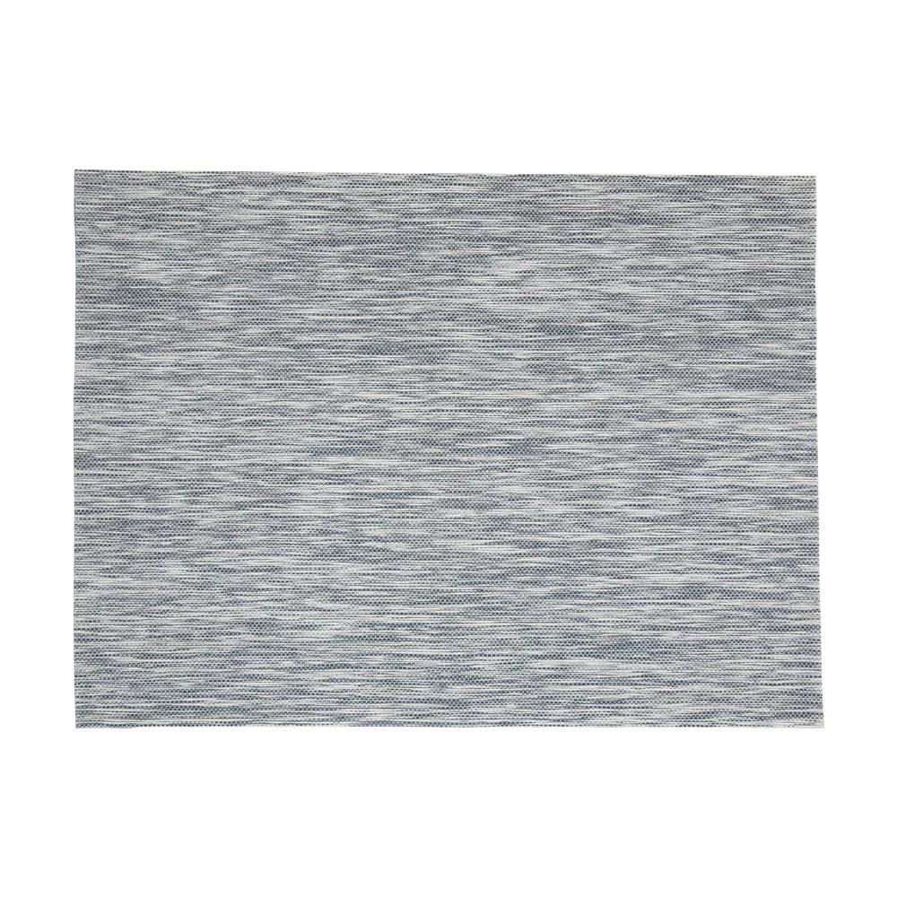 Placemats, 12 x 16 Inch, Sovereign, Gray, Woven Vinyl,6 - 1 EACH