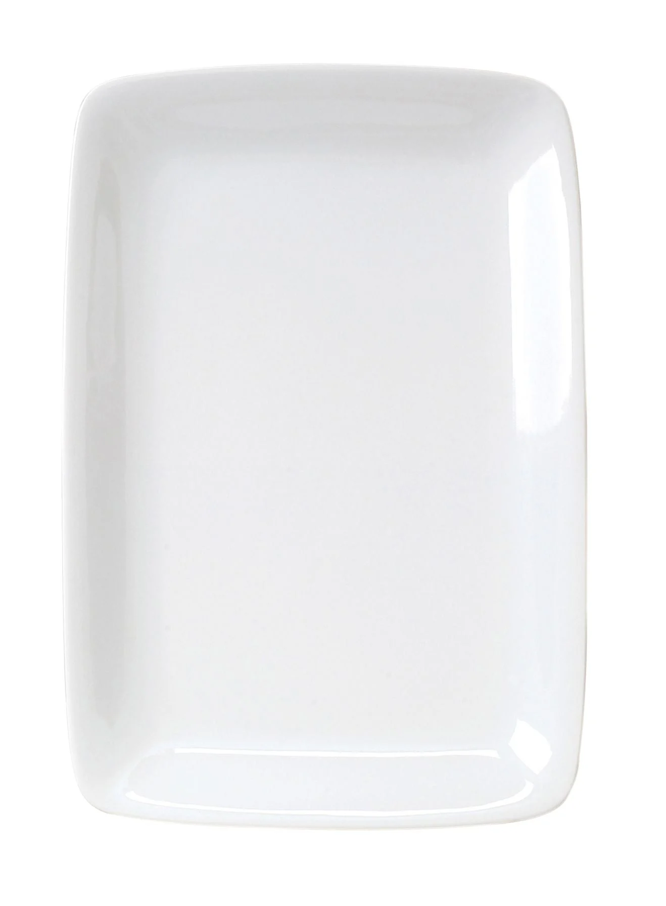 Platters, Porcelain, 9.5 x 14 Inch, White, Undecorated, Rectangular,6 - 1 EACH