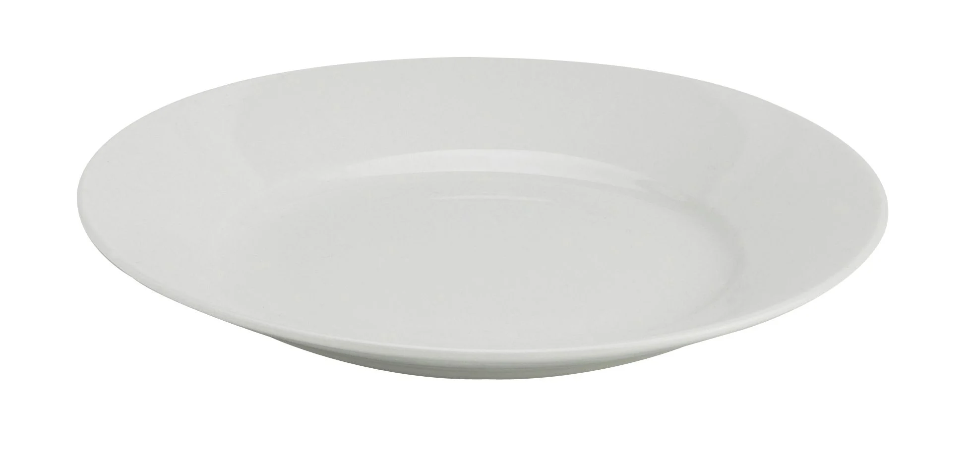 Plate, Bread & Butter, Porcelain, 6.5 Inch, Wide Rim, White, Undecorated,48 - 1 EACH