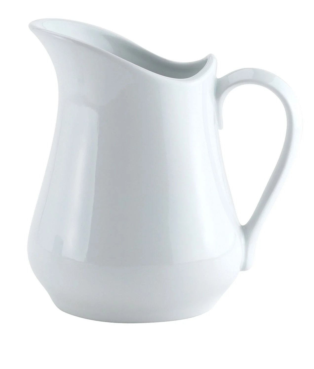 Pitchers, Milk & Creamer, 16 Ounce, Porcelain, White,12 - 1 EACH
