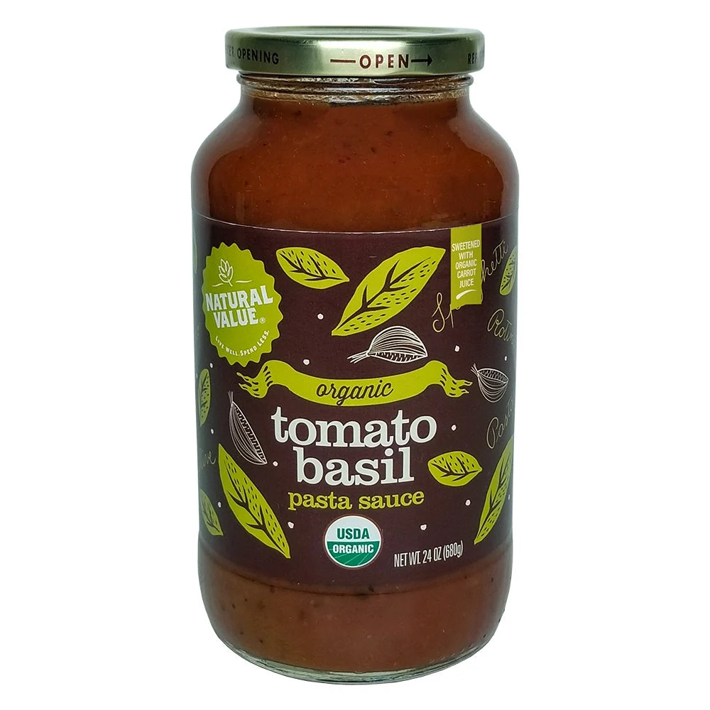 Sauce, Pasta, Tomato Basil,12 - 24 OUNCE