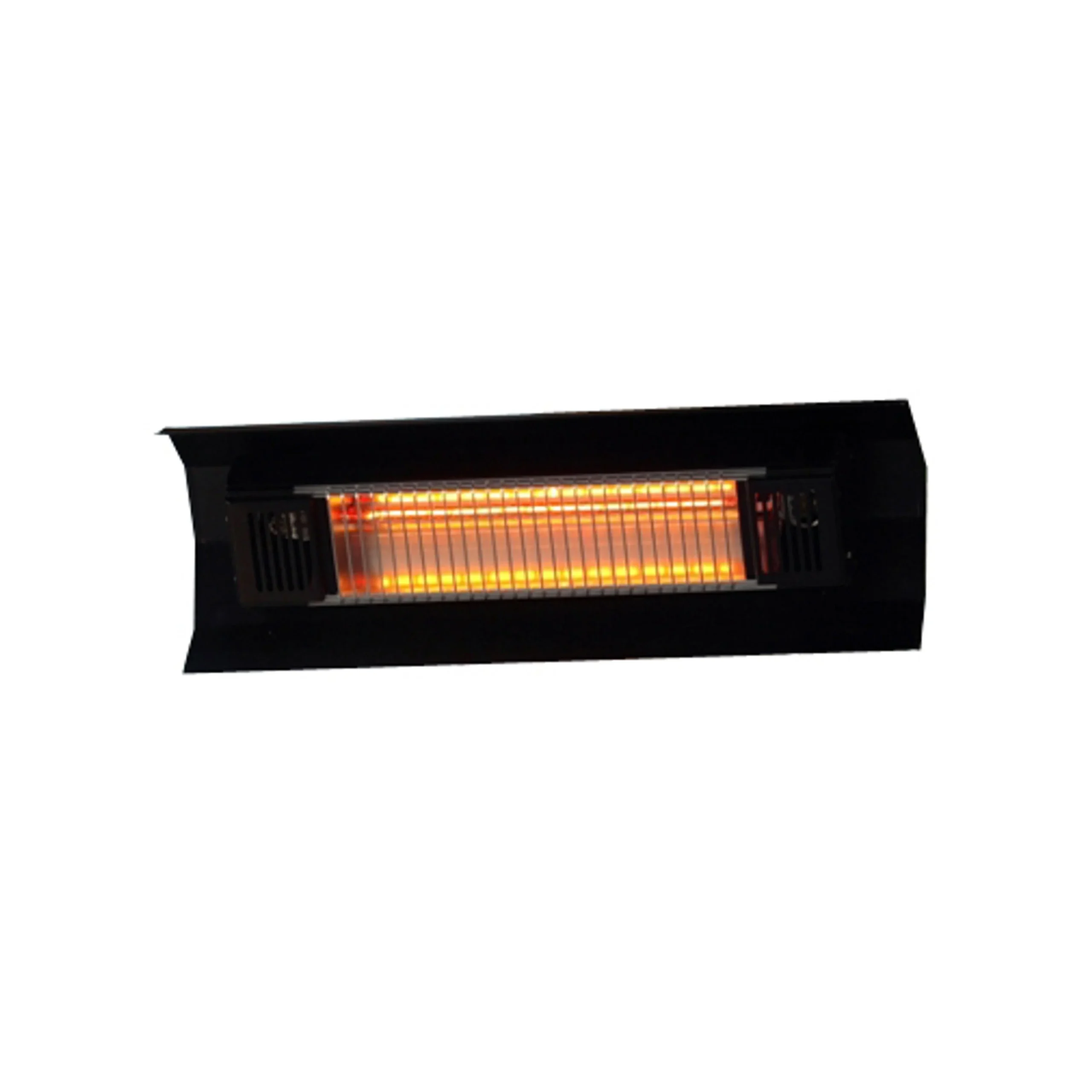 Heater, Patio, Wall-Mount, Black, Steel, Infrared, Electric,1 - 1 EACH