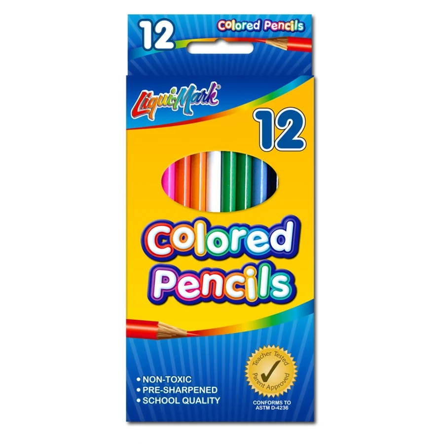 Pencils, Colored, 7 Inch, Assorted Color,144 - 12 COUNT
