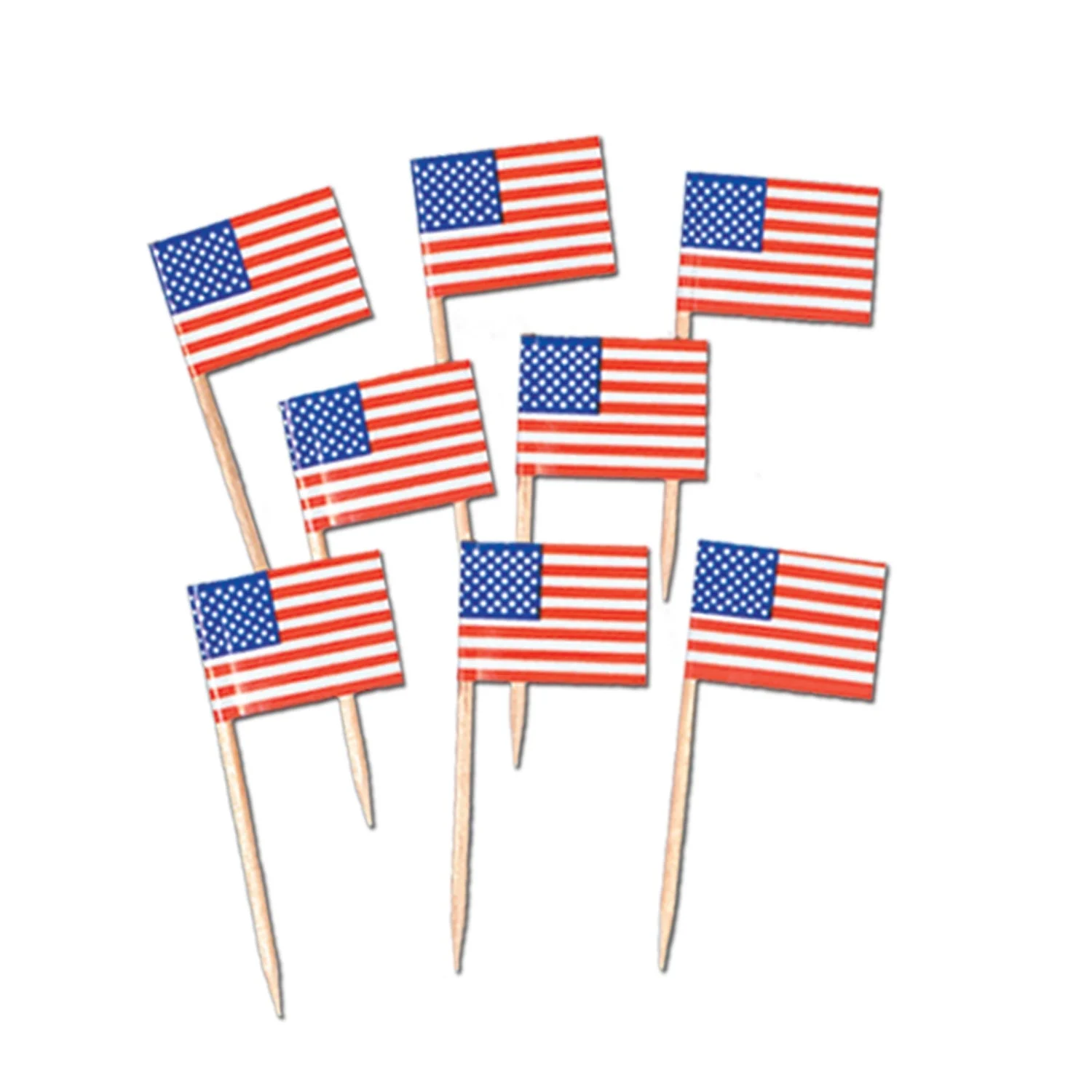 Picks, Food, US Flag,1 - 12 COUNT
