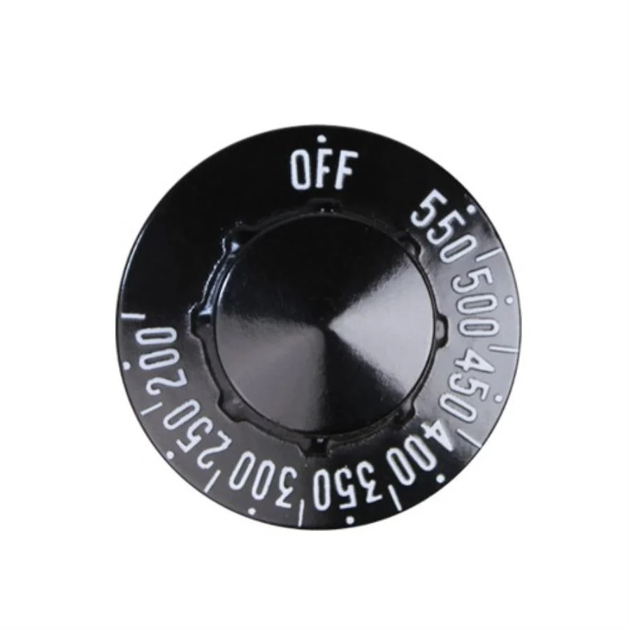 Replacement Part, Knob, Thermostat, 550 to 200 Degrees Fahrenheit, D Stem Flat Left,1 - 1 EACH