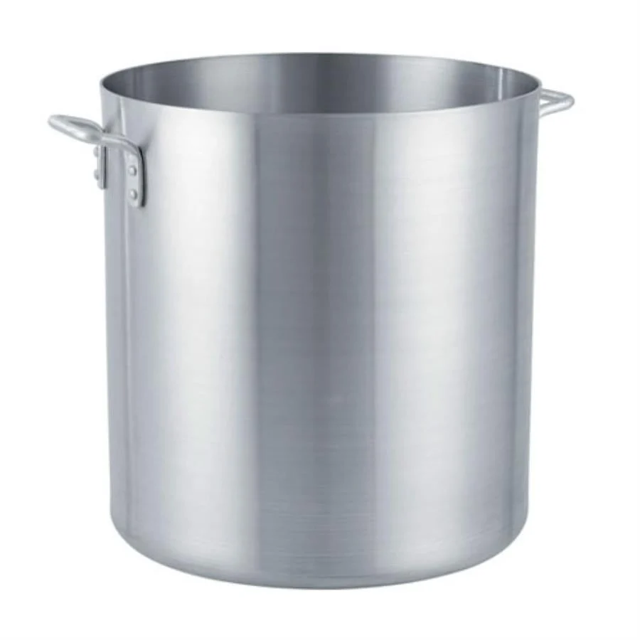 Pot, Stock, 32 Quart, Aluminum, with Silicone Grips,1 - 1 EACH