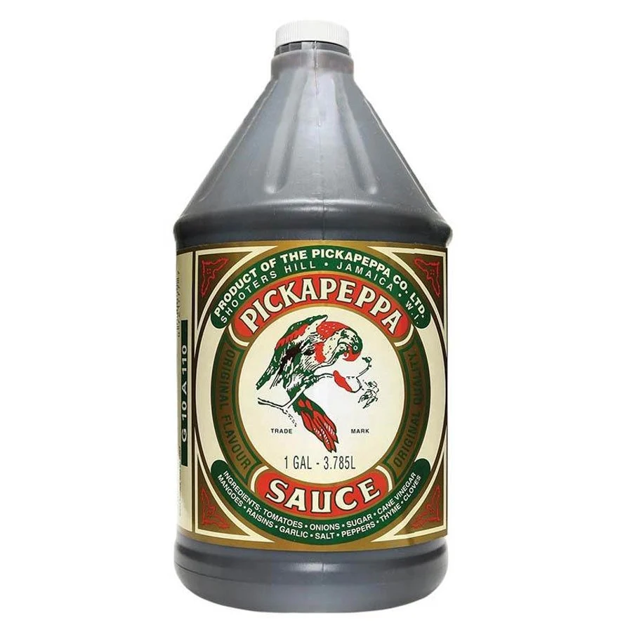 Sauce, Pickapeppa, Jamaica,4 - 1 GALLON