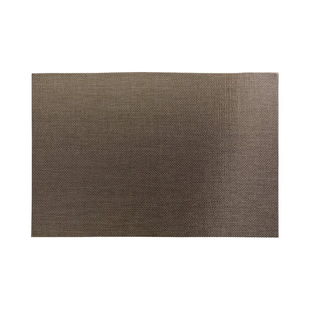 Placemats, 12 x 16 Inch, Carmel Mesh, Antique Brass, Woven Vinyl,1 - 6 COUNT