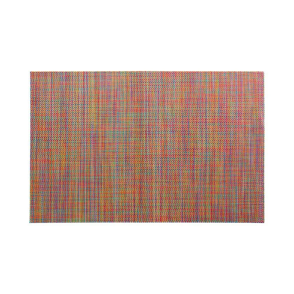Placemats, 12 x 16 Inch, Carmel Mesh, Candy Kaleidoscope, Woven Vinyl,1 - 6 COUNT
