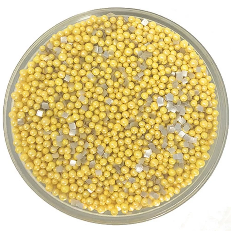 Sprinkle Mix, Golden Touch, Gold & White,6 - 1 POUND