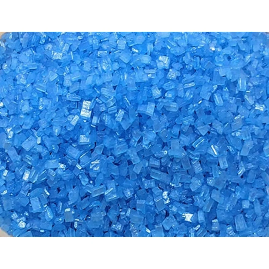 Sugar, Decorating, Large Crystal, Blue Shine,6 - 1 POUND