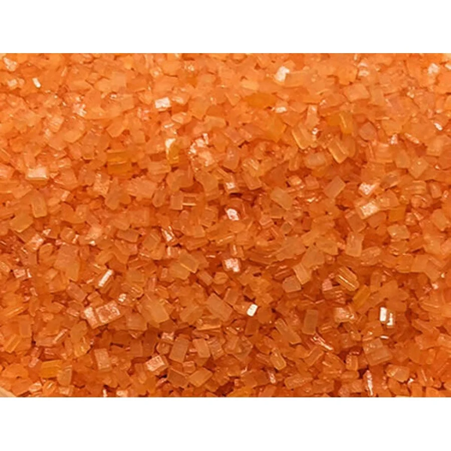 Sugar, Decorating, Large Crystal, Orange Shine,1 - 5 POUND