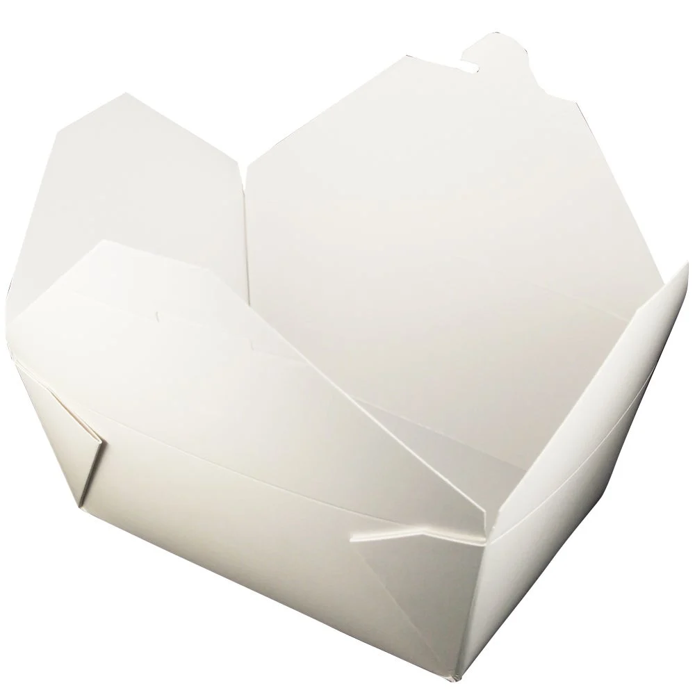 Containers, Food, #4, Paper, White,4 - 40 COUNT