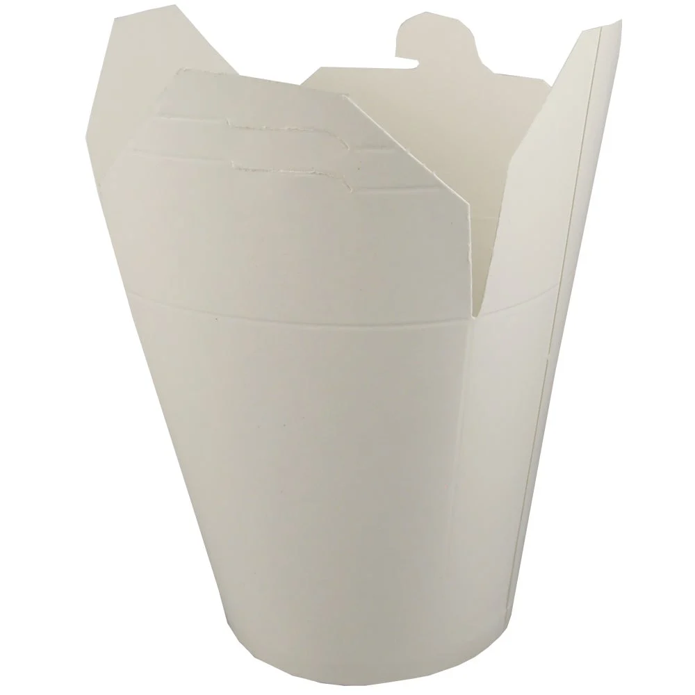 Containers, Food, #32, Paper, White, Round Bottom,20 - 25 COUNT