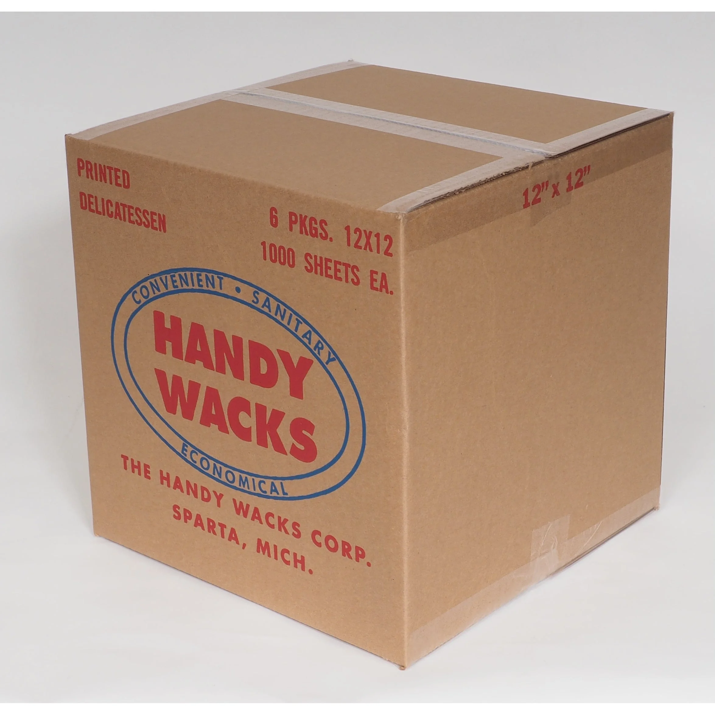 Wraps, Deli, 10 x 10 Inch, Dry-Waxed Paper, Mexican Pepper,6 - 1000 COUNT