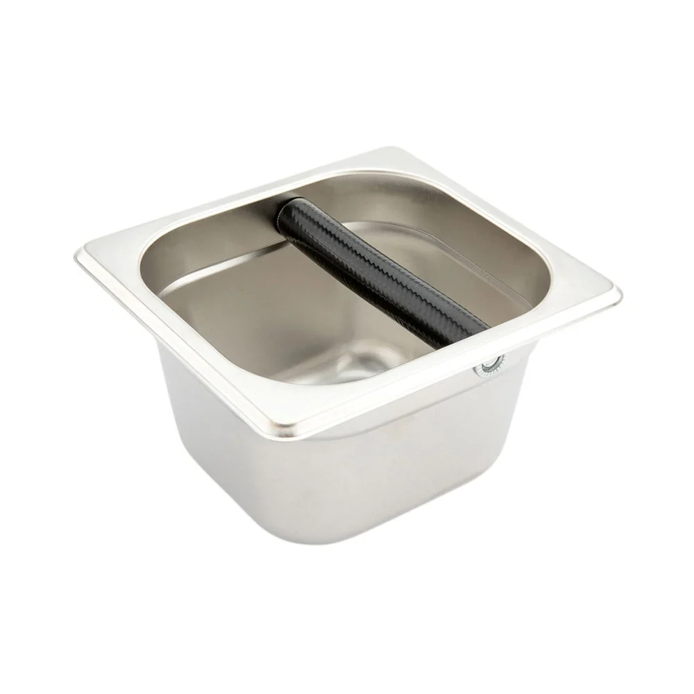 Knock Box, Espresso, 7 x 6.5 x 4 Inch, Stainless Steel,1 - 1 EACH