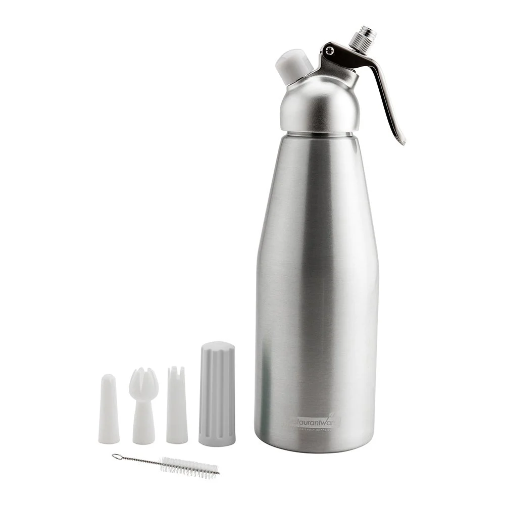 Dispenser, Whipped Cream, Whip Tek, 0.5 Liter, Stainless Steel,1 - 1 EACH